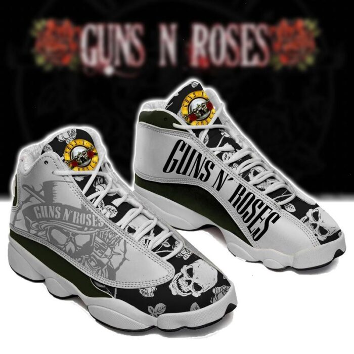 Guns N Roses Rock Band Ver 1 Air Jordan 13 Sneaker