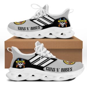 Guns N' Roses White Max Soul Shoes