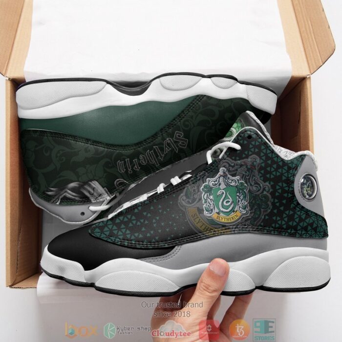 Harry Potter Slytherin Air Jordan 13 Sneaker Shoes