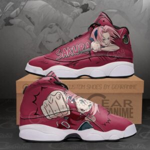 Haruno Sakura Naruto Anime Air Jordan 13 Shoes