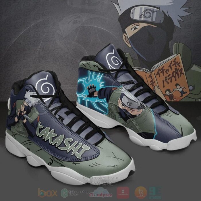 Hatake Kakashi Naruto Custom Anime Air Jordan 13 Shoes