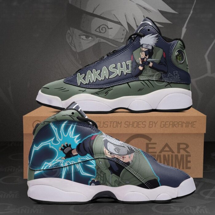 Hatake Kakashi Sneakers Jounin Air Jordan 13 Sneaker Shoes