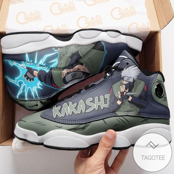 Hatake Kakashi Sneakers Jounin Custom Anime Air Jordan 13 Shoes