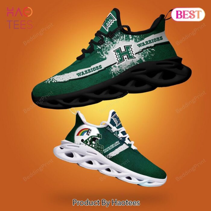 Hawaii Rainbow Warriors NCAA Black Mix Green Max Soul Shoes