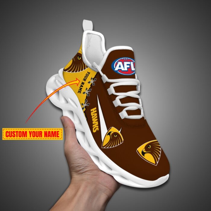 Hawthorn Hawks Personalized AFL Max Soul Shoes