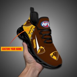 Hawthorn Hawks Personalized AFL Max Soul Shoes