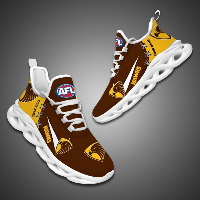 Hawthorn Hawks Personalized AFL Max Soul Shoes