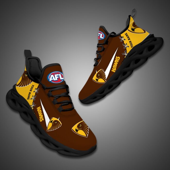 Hawthorn Hawks Personalized AFL Max Soul Shoes