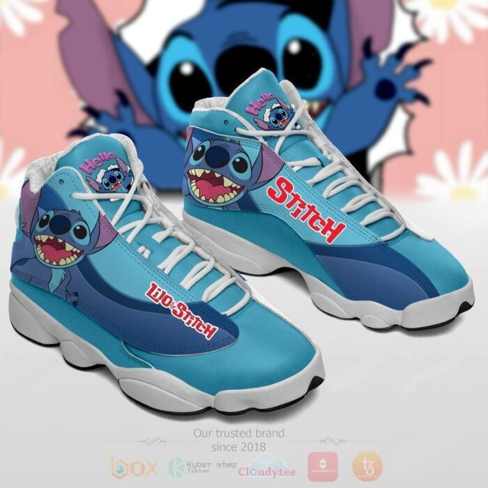 Hello Lilo And Stitch Air Jordan 13 Shoes