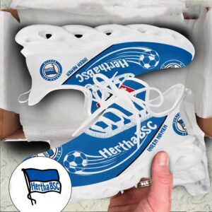 Hertha BSC Custom Name Blue White Sport Max Soul Shoes