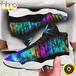 Hippie All Over Printed Air Jordan 13 Sneakers