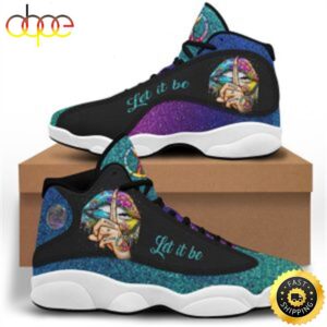 Hippie Grateful Dead Shoes Sneakers Air Jordan 13 For Fans