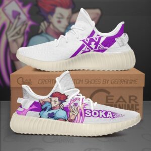 Hisoka Morow Yeezy Shoes Hunter X Hunter Art 1923