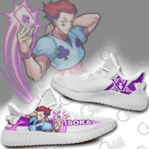 Hisoka Morow Yeezy Shoes Hunter X Hunter Art 1923