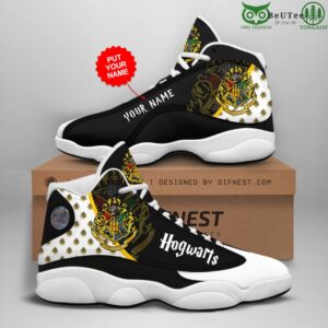 Hogwarts School Harry Potter Four Houses Logo Personalized Air Jordan 13 Sneaker