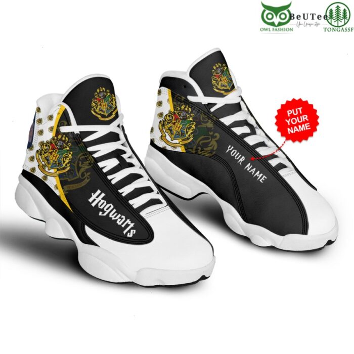 Hogwarts School Harry Potter Four Houses Logo Personalized Air Jordan 13 Sneaker