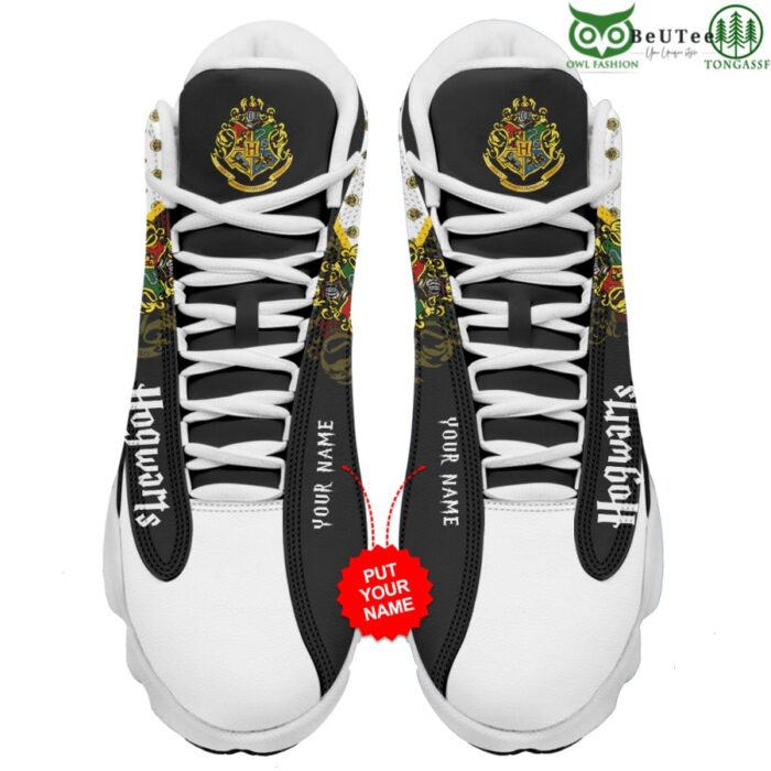 Hogwarts School Harry Potter Four Houses Logo Personalized Air Jordan 13 Sneaker