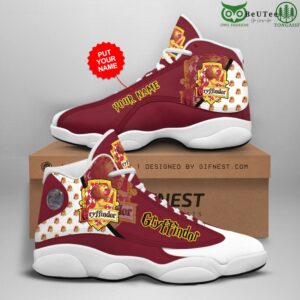 Hogwarts School Harry Potter Gryffindor Personalized Air Jordan 13 Sneaker