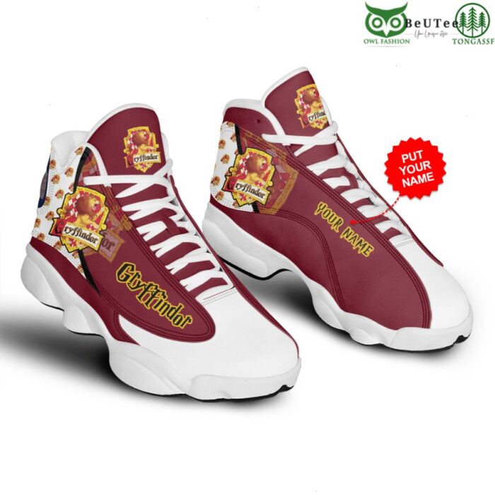 Hogwarts School Harry Potter Gryffindor Personalized Air Jordan 13 Sneaker