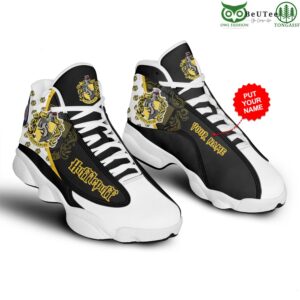 Hogwarts School Harry Potter Hufflepuff Personalized Air Jordan 13 Sneaker