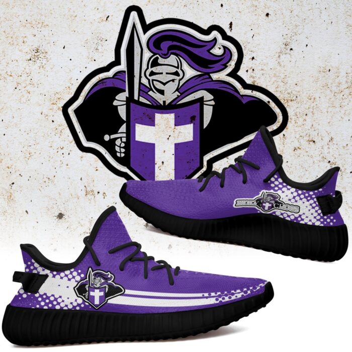 Holy Cross Crusaders Ncaa Football League Team Custom Design Runnging Like Yeezy Boost Shoes Sports Limited Edition Eachstep Gift For Fans