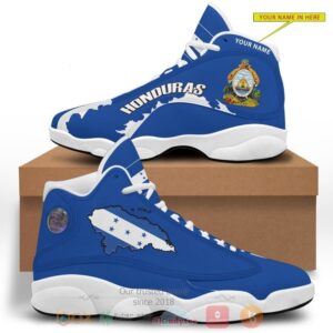 Honduras Personalized Blue Air Jordan 13 Shoes