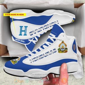 Honduras Personalized White Air Jordan 13 Shoes