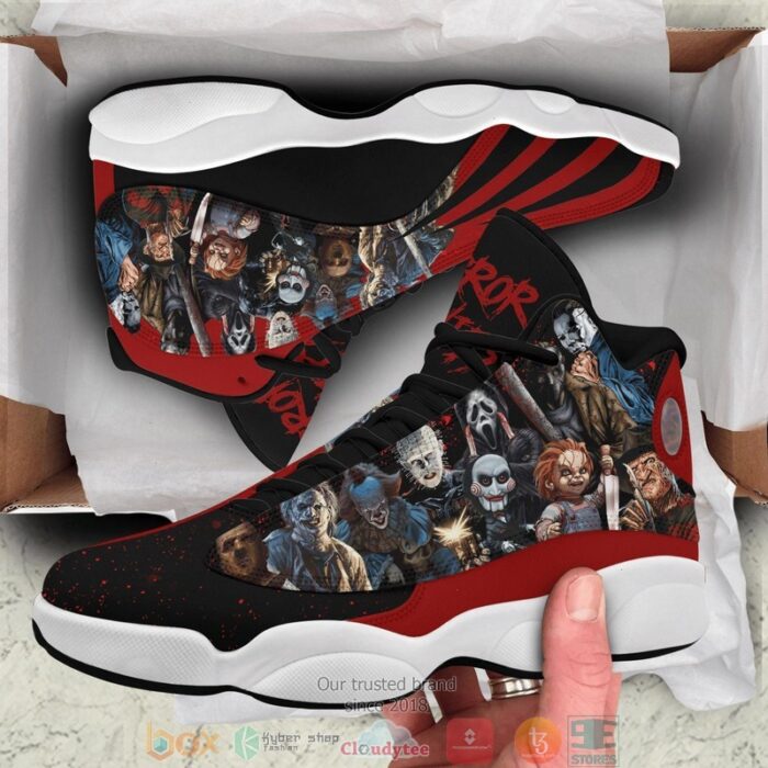 Horror Black Movies All Stars Air Jordan 13 Sneaker Shoes