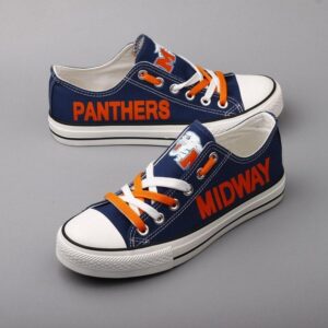 Hot Sale Novelty Design Midway Panthers Shoes Low Top Canvas Shoes Sport