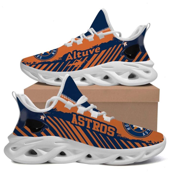 Houston Astros Baseball Team Helmet Max Soul Sneaker Running Sport Shoes