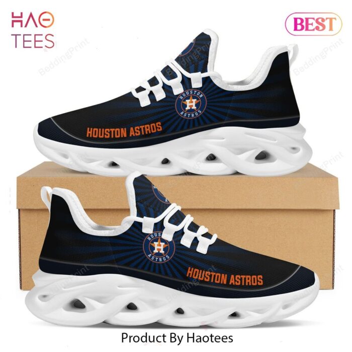 Houston Astros MLB Light Flashes Design Max Soul Shoes