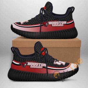 Houston Cougars Custom Shoes Personalized Name Yeezy Sneakers