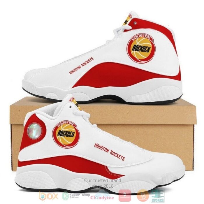 Houston Rockets Nba Football Team Logo Air Jordan 13 Shoes