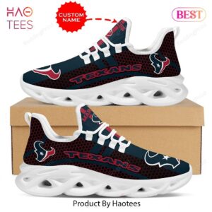 Houston Texans NFL Custom Name Max Soul Shoes