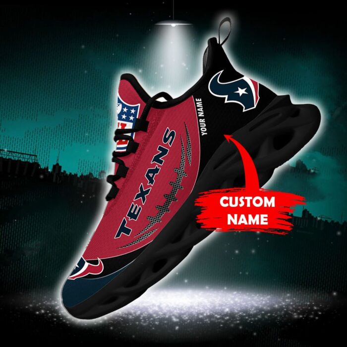 Houston Texans Personalized NFL Max Soul Shoes