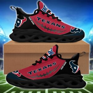 Houston Texans Personalized NFL Max Soul Shoes