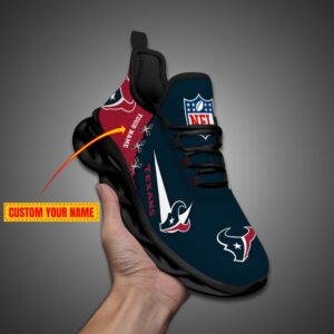 Houston Texans Personalized NFL Max Soul Shoes Fan Gift