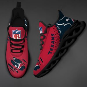 Houston Texans Personalized NFL Max Soul Shoes for NFL Fan