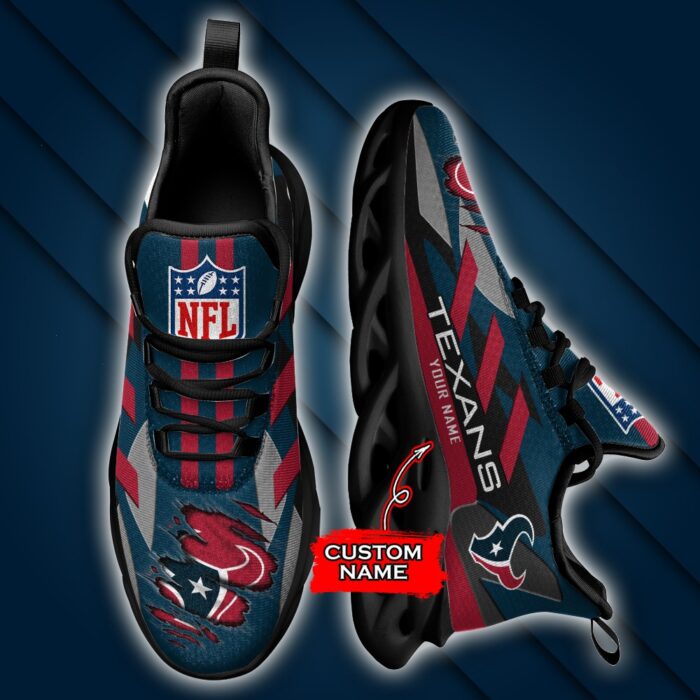 Houston Texans Personalized NFL Max Soul Sneaker Ver 1