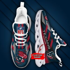 Houston Texans Personalized NFL Max Soul Sneaker Ver 1