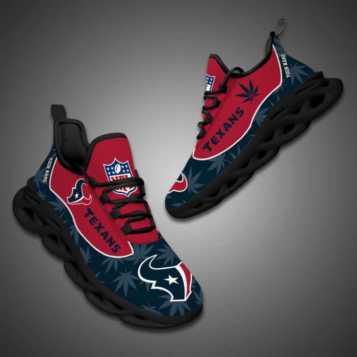 Houston Texans Personalized Weed Limited Edition Max Soul Shoes