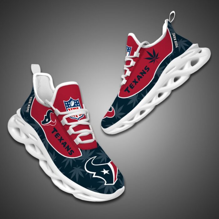 Houston Texans Personalized Weed Limited Edition Max Soul Shoes