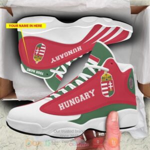 Hungary Personalized Red Air Jordan 13 Shoes