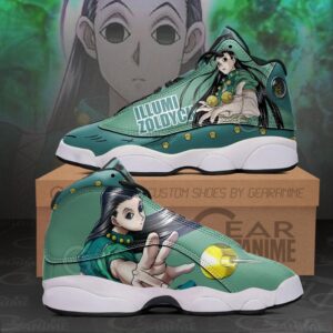 Hunter X Hunter Illumi Zoldyck Air Jordan 13 Sneaker Shoes