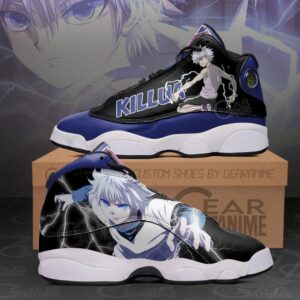 Hunter X Hunter Killua Zoldyck Air Jordan 13 Sneaker Shoes