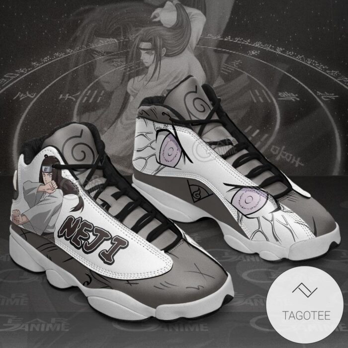 Hyuga Neji Sneakers Custom Anime Air Jordan 13 Shoes