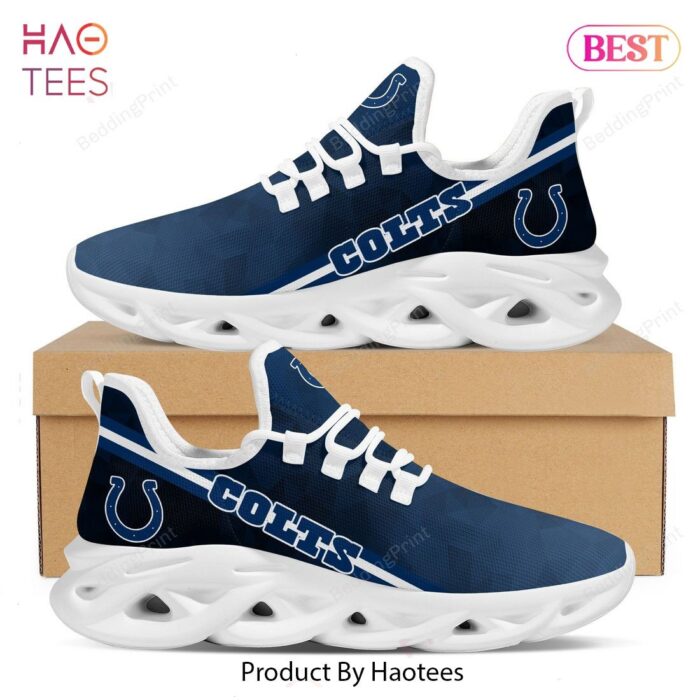 Indianapolis Colts NFL Blue Color Max Soul Shoes