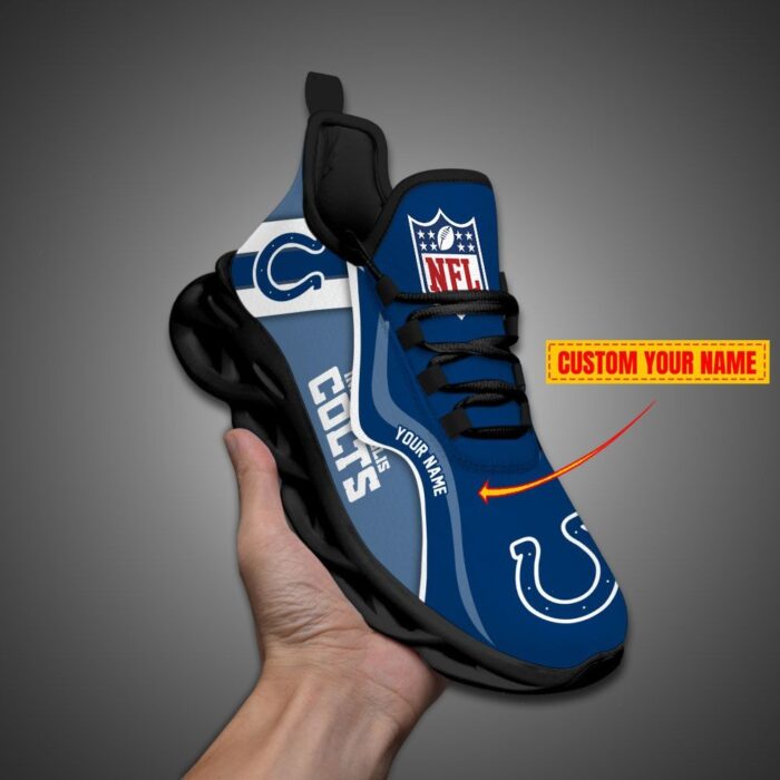 Indianapolis Colts NFL Customized Unique Max Soul Shoes