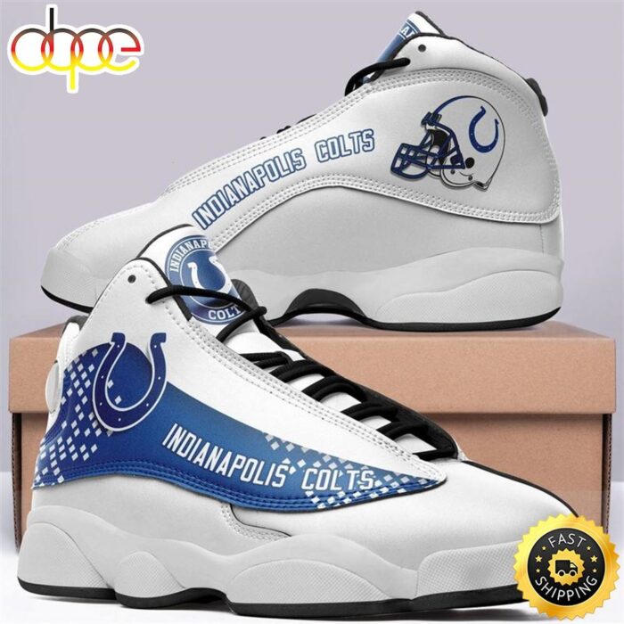 Indianapolis Colts NFL Ver 5 Air Jordan 13 Sneaker