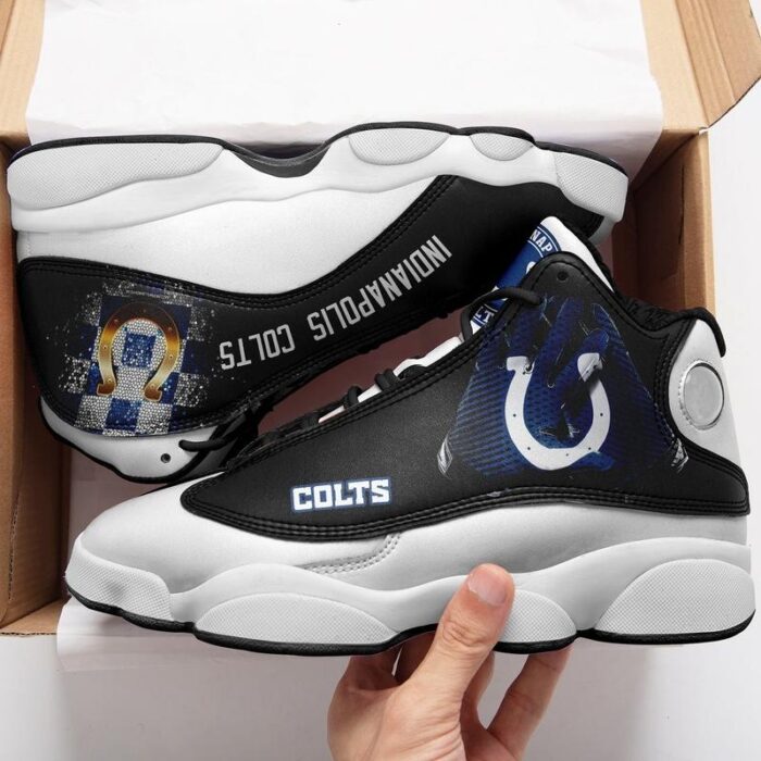 Indianapolis Colts Nfl Ver 1 Air Jordan 13 Sneaker